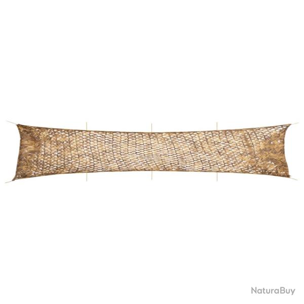 Filet de camouflage avec sac de rangement 844x142 cm sable