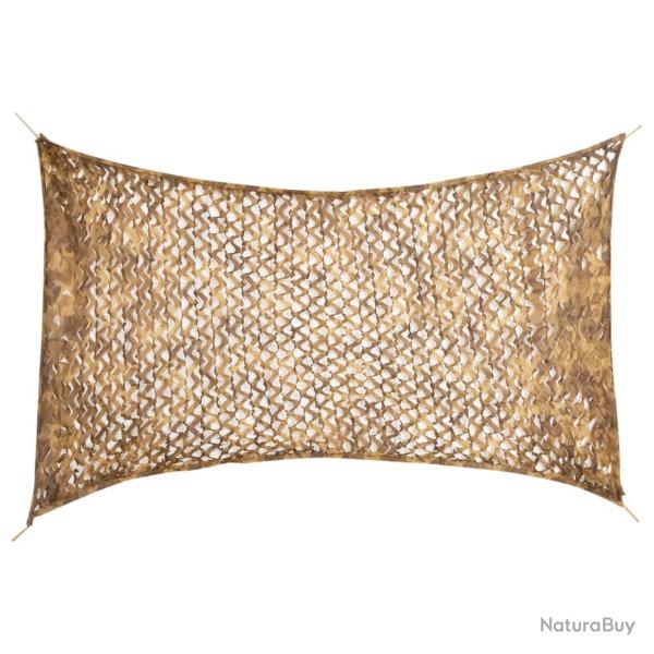 Filet de camouflage avec sac de rangement 292x213 cm sable