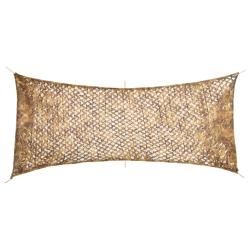 Filet de camouflage avec sac de rangement 409x206 cm sable