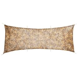 Filet de camouflage avec sac de rangement 623x203 cm sable