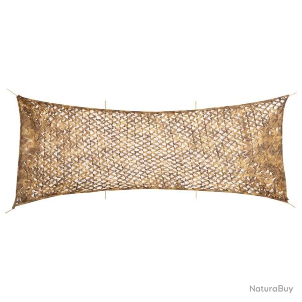 Filet de camouflage avec sac de rangement 623x203 cm sable