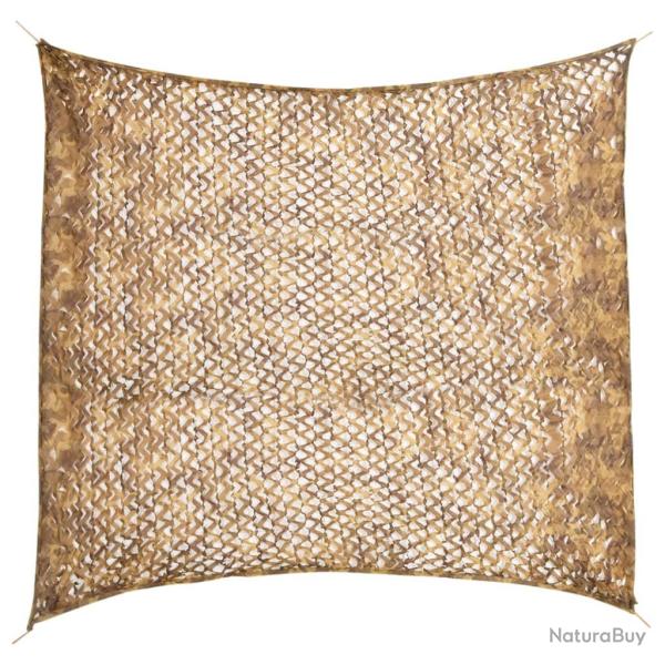 Filet de camouflage avec sac de rangement 316x296 cm sable