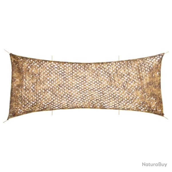 Filet de camouflage avec sac de rangement 721x294 cm sable