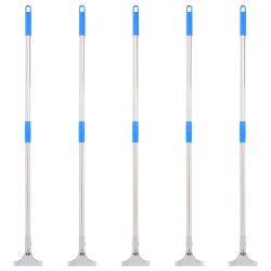 Manches de raclette de sol 5 pcs 119,5 cm acier et plastique