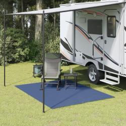 Tapis de tente bleu 2,5x2 m