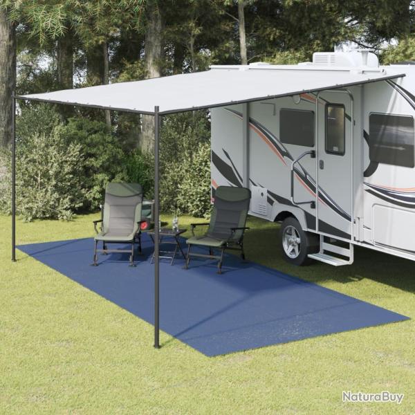 Tapis de tente bleu 6x2,5 m