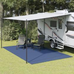 Tapis de tente bleu 5x3 m