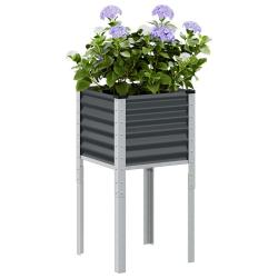 Jardini&egrave;re de Anthracite 45x45x88 cm Acier
