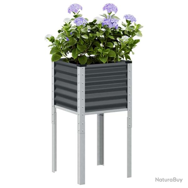 Jardini�re de Anthracite 45x45x88 cm Acier