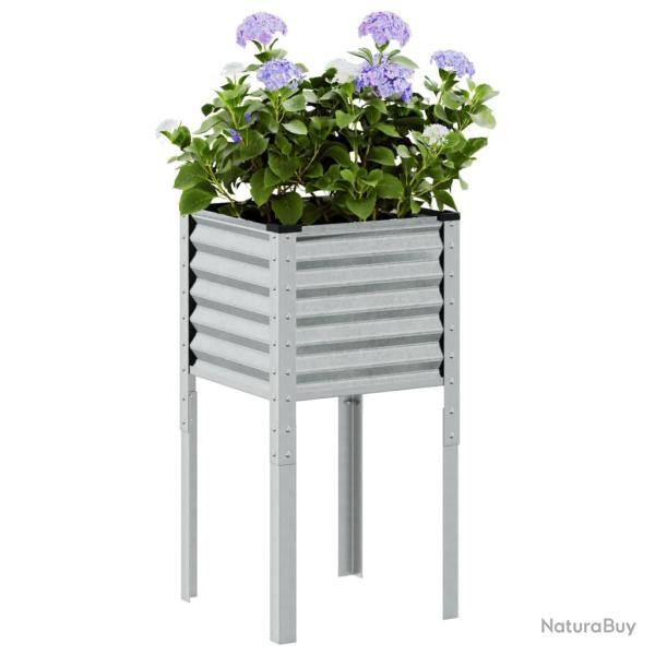 Jardini�re de 45 x 45 x 88 cm Acier galvanis�