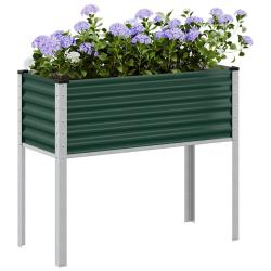 Jardini&egrave;re Vert 100x45x90 cm Acier