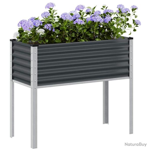Jardini�re de Anthracite 100x45x90 cm Acier