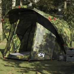 Tente de p&ecirc;che 4 personnes camouflage imperm&eacute;able