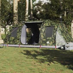 Tente de camping tunnel 4 personnes camouflage imperm&eacute;able