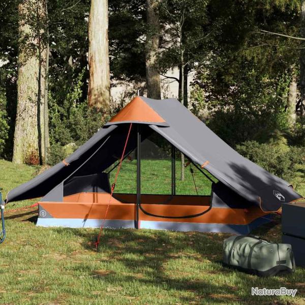 Tente de camping 2 personnes gris imperm�able