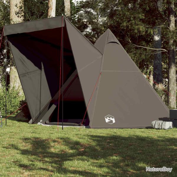 Tente familiale tipi 6 personnes marron imperm�able