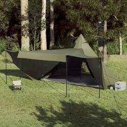 Tente familiale tipi 8 personnes vert olive imperm&eacute;able