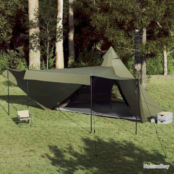 Tente familiale tipi 8 personnes vert olive imperm�able