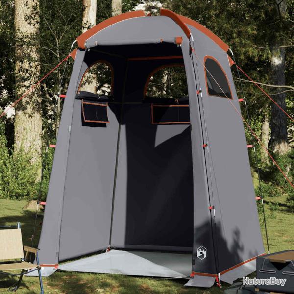 Tente de douche gris et orange imperm�able