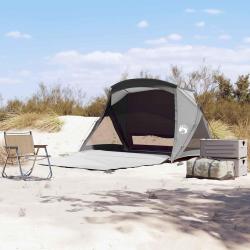 Tente de plage 2 personnes gris imperm&eacute;able