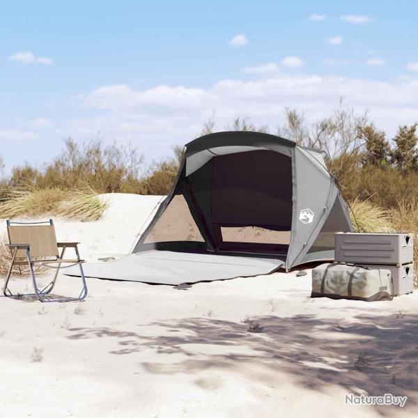Tente de plage 2 personnes gris imperm�able