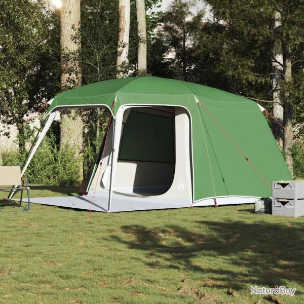 Tente de camping avec d�me porche 5 personnes vert imperm�able