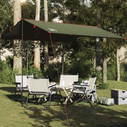 B&acirc;che de camping vert olive 306x306 cm imperm&eacute;able