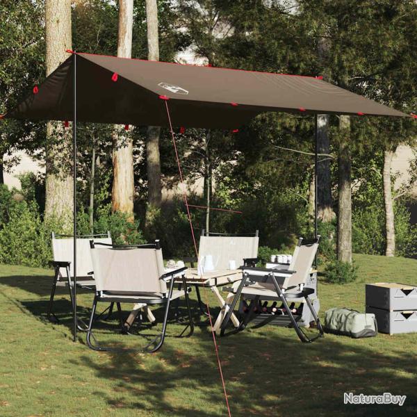 B�che de camping marron 306x306 cm imperm�able