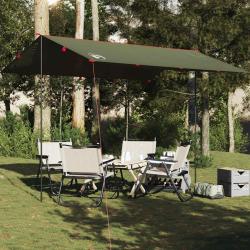 B&acirc;che de camping vert olive 366x306 cm imperm&eacute;able