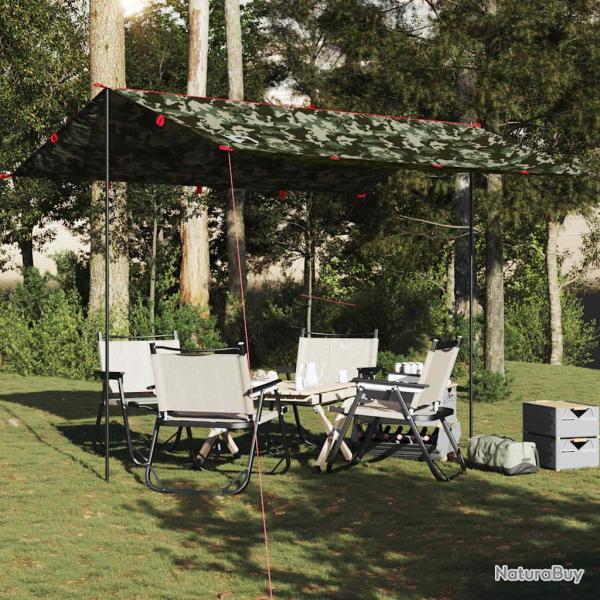 B�che de camping camouflage 366x306 cm imperm�able
