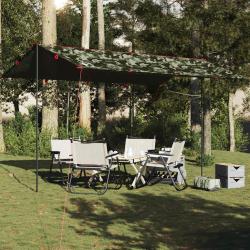 B&acirc;che de camping camouflage 506x306 cm imperm&eacute;able