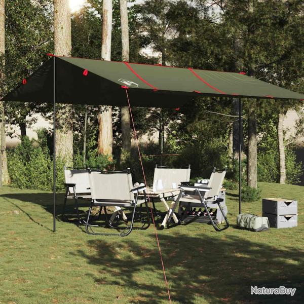 B�che de camping vert olive 451x420 cm imperm�able