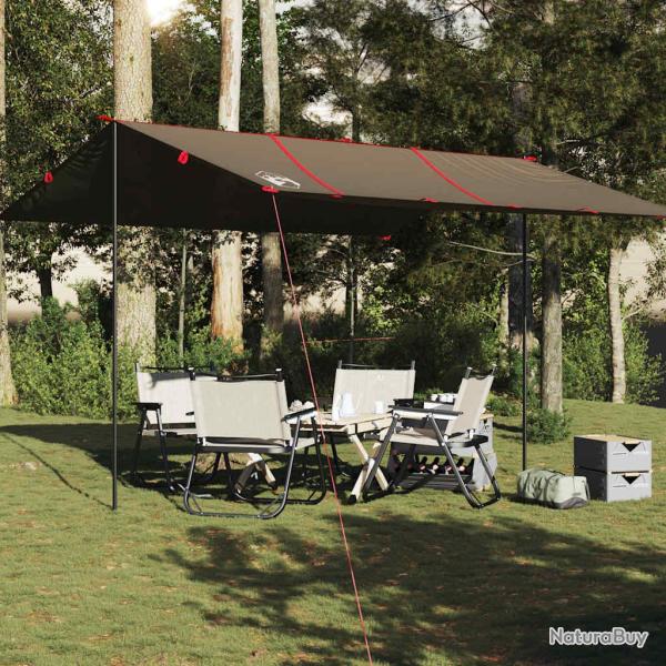 B�che de camping marron 451x420 cm imperm�able