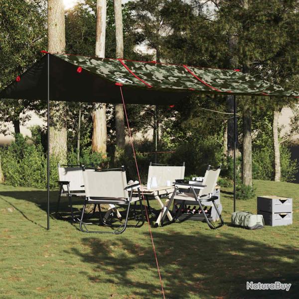 B�che de camping camouflage 451x420 cm imperm�able
