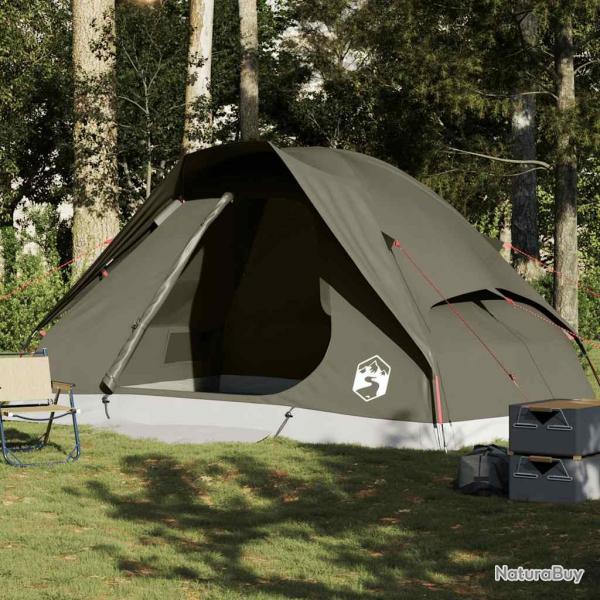 Tente familiale � d�me 6 personnes marron imperm�able