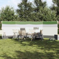 Brise-vent de camping vert 510x153 cm imperm&eacute;able