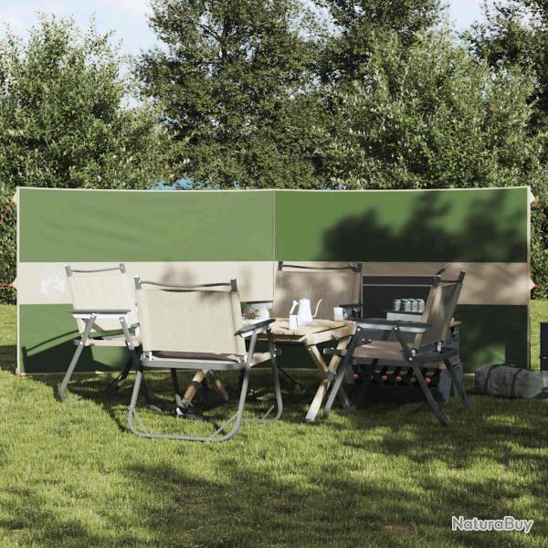 Brise-vent de camping vert 344x120 cm imperm�able