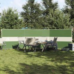 Brise-vent de camping vert 490x123 cm imperm&eacute;able
