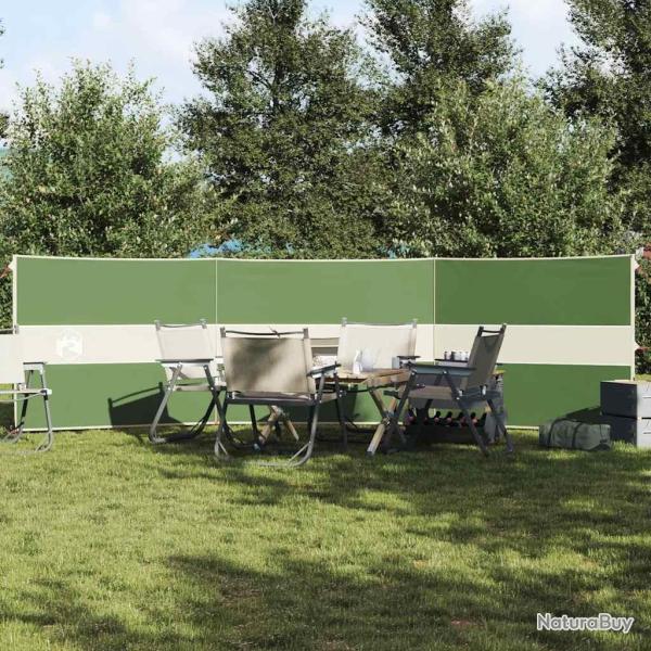 Brise-vent de camping vert 490x123 cm imperm�able