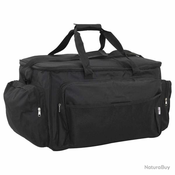 Sac de p�che imperm�able noir tissu oxford