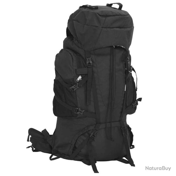 Sac � dos de randonn�e noir 60 L tissu oxford