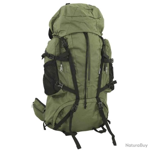 Sac � dos de randonn�e vert arm�e 60 L tissu oxford