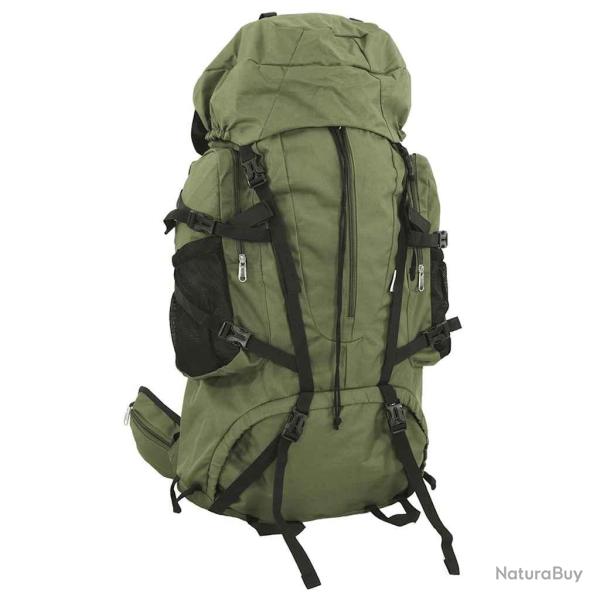 Sac � dos de randonn�e vert arm�e 80 L tissu oxford