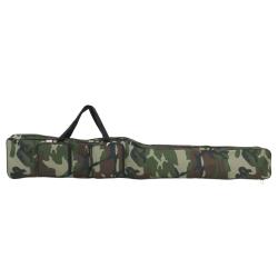 Sac de canne &agrave; p&ecirc;che vert camouflage 150 cm tissu oxford