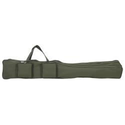 Sac de canne &agrave; p&ecirc;che vert fonc&eacute; 160 cm tissu oxford