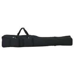 Sac de canne &agrave; p&ecirc;che noir 160 cm tissu oxford