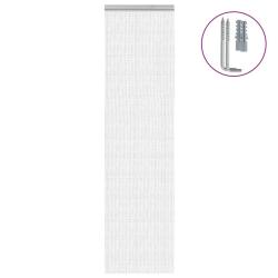 Moustiquaire de porte &agrave; cha&icirc;ne 56x186 cm aluminium