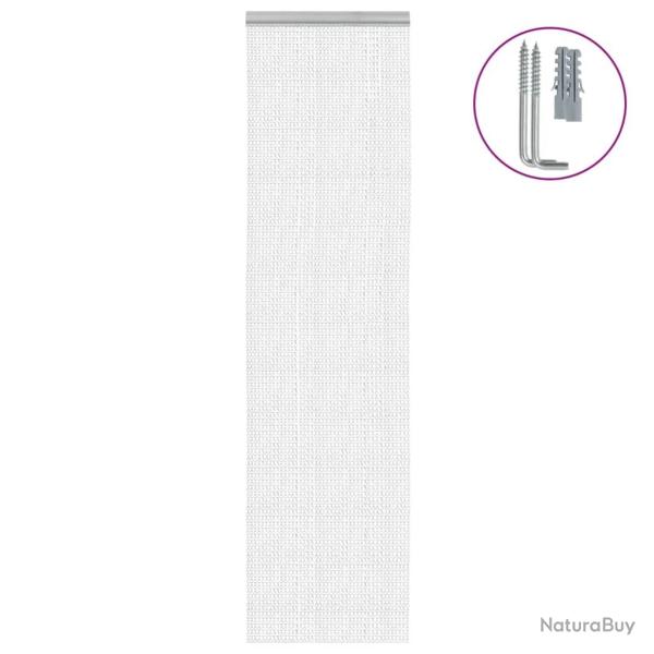 Moustiquaire de porte � cha�ne 56x186 cm aluminium