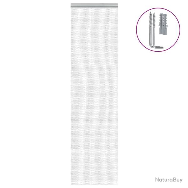 Moustiquaire de porte � cha�ne 56x202 cm aluminium