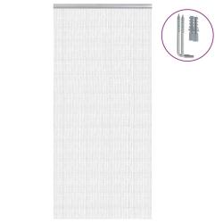 Moustiquaire de porte &agrave; cha&icirc;ne 100x226 cm aluminium